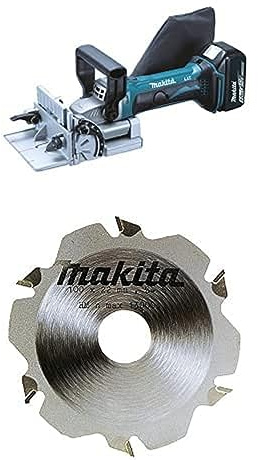 Makita DPJ180RTJ Akku-Nutfräse 18V / 5,0 Ah, 2 Akkus + Ladegerät im MAKPAC + Nutfräser 100mm