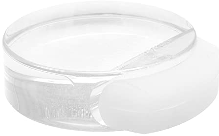 WAGNER Bodentürstopper CLEAR - Ø 50 x 55 x 17 mm, hochwertiger Kunststoff, transparent, selbstklebend, rückstandslos entfernbar - 15510511