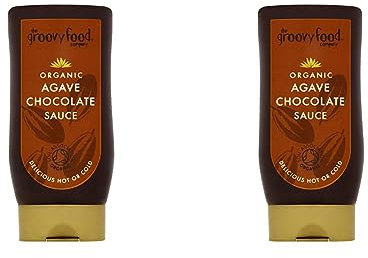 Groovy Food Company Organic Agave Chocolate Sauce, 250ml (Pack of 2)