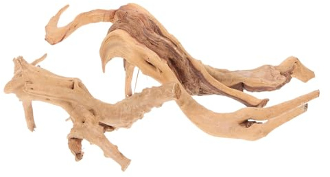 ABOOFAN 2pcs Dead Wood Rhododendron Root Aquarium Decor Craft Driftwood Fish Tank Ornament Underwater Driftwood Landscape Decor