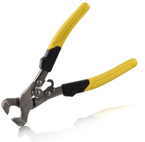 LEONTOOL Compound Tile Nippers 9-Inch Tile Cutter Pliers with Alloy Steel Tips, Mosaic Trimmer Nipper Cutter, Tile Working Tool Nipper Cutting Tools for Removing Small Pieces or Irregular Edges