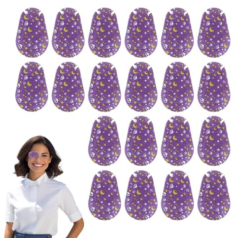 ZORQ Cache-œil de dessin animé, cache-œil unique - Bandage pour les yeux de dessin animé pour | Patch de bandage pour les yeux pour, 20 pièces, patchs pour les yeux pour garçons, filles,