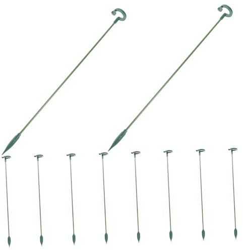 CAXUSD Pflanzen 10St Blumentopfständer Stützstange für Topfpflanzen Stützring für Pflanzenkäfige Anlage Pflanzstäbe für Zimmerpflanzen Orchideenständer Modellieren Zubehör Abs