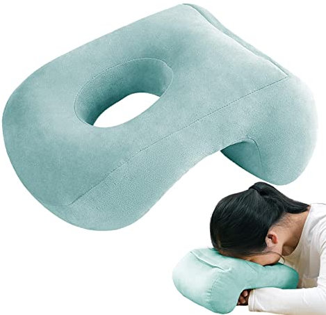 Campsie Schreibtischkissen Plüsch | Massage Kopfstütze Für Bett | Bequemes Weiches Nackenkissen Für Reisen | Nickerchen Schlafkissen Kissen | Massage Kopfstütze Gesichtskissen Für Massageliege
