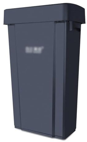 EYPKPL Standaschenbecher Schlanker Outdoor-Mülleimer, platzsparende Mülleimer, Kunststoff-Mülleimer mit Schwingdeckel, Abfallbehälter, 15,8/21,1 Gallonen praktisch