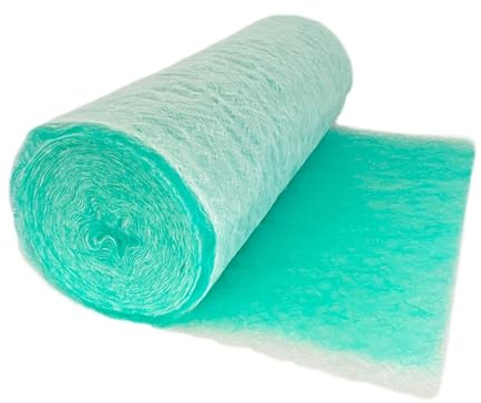 Filtro Per Cabina Di Verniciatura Filtro'aria in Fibra Di Poliestere Verniciatura Per Auto Pannello Di Estrazione Del Materiale Del Filtro 'aria Per C(Size:2.46x65.6ft(0.75x20m),Color:Thickness: 60mm)