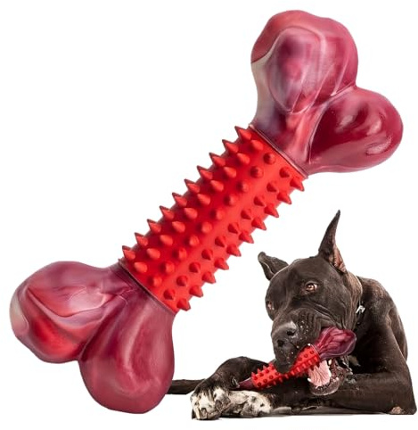 Knowlife Juguete De Hueso Duro para Perros - Resistente para Masticadores Fuertes | Barra De Limpieza para Masticación Dura para Interiores Exteriores Hogar Parques