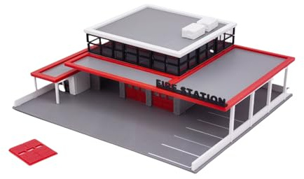 Outland Models Miniatures Modern Style Fire Dept Station 1:160 N Scale