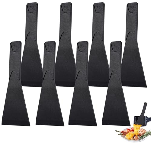 8 Piezas Utensilios de Cocina Anti-Rayaduras para Grill de Raclette, 13.5 × 5cm Espátulas de Nylon Premium para Raclette, Raclette Spatel para Sartenes Antiadherentes Parrillas Queso Tablas Gourmet