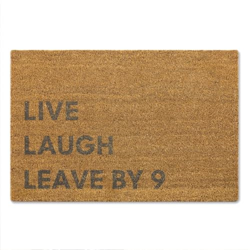 A1 Graphics Ltd Live Laugh Leave By 9 Brush Door Mat Front Door Mat Funny Doormat First Home Couples Gift