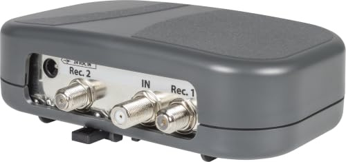 Megasat Stacker/Destacker – Einkabellösung | Übertragung von 2 Satelittensignalen über eine Koaxialleitung, für Twin-Receiver oder 2 Teilnehmer