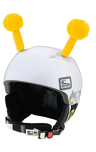 Crazy Ears Helm-Accessoires Biene Teddy Maus Katze. Ski-Ohren geeignet für Skihelm Motorradhelm Fahrradhelm und vieles mehr. Helm Dekoration für Kinder und Erwachsene