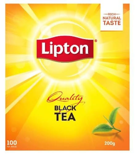 Lipton Sachets de Thé Noir de Qualité 200gm 100s