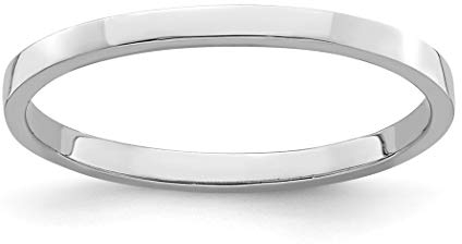 JewelryWeb Zehenring für Damen, 14 Karat Gold, hochglanzpoliert, Größe 3