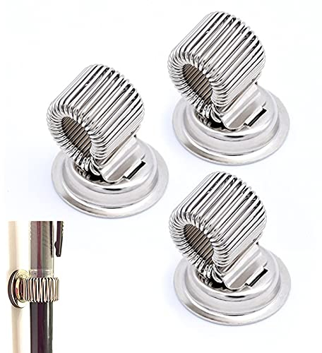 Magnetischer Stiftehalter Boxes - Magnet-Set Stifthalter Clips Magnetisch Edelstahl Stiftschlaufe für Kühlschrank Whiteboard Board Löschen und Bulletin Board Kart 3 Stück