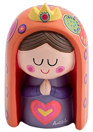 DRW Virgencita Plis Naranja 10 cm