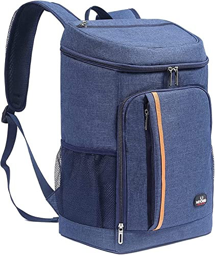 YDFYX 26L Kühl Rucksack Thermo Rucksack Picknicktasche Groß Isoliert Cooler Bag Männer Frauen für Männer Frauen zum Picknick, Wandern, Camping, Angeln oder Arbeit (Blau)