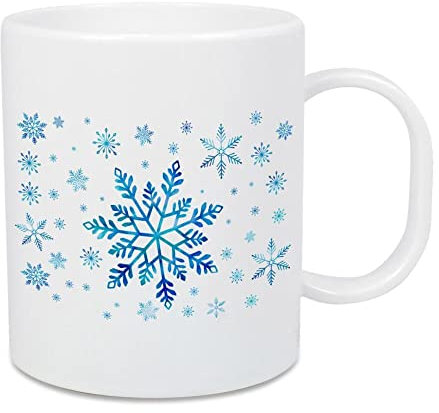 artboxONE Großer Kinderbecher Tanzende Schneeflocken von CalliLetters - Weihnachten