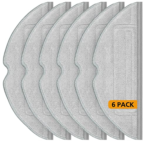 6 Stück S8 Wischtücher S8+ Ersatz Wischtücher für Roborock S8/ S8+ S7 / S7+ / S7 MaxV / S7 MaxV Plus / S7 MaxV Ultra / S7 Pro Ultra /T7 /T7+ / T7S/ T7S+/ Serie Staubsauger Mikrofaser Wischtuch