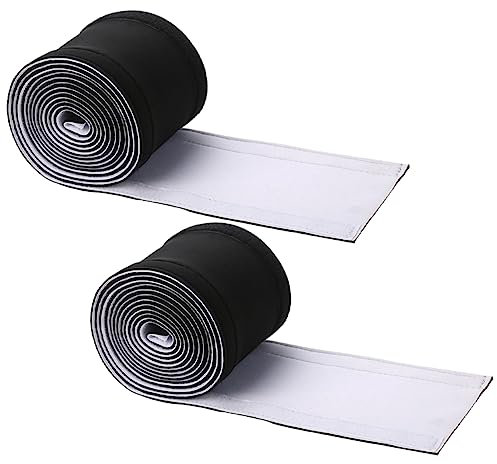 HEMOTON Kabelabdeckung 2St Kabel Aufbewahrungsbox Bodenschoner Schutz Gehäuse Suite Kabelbinder Wicklung Neopren Kabel-Organizer