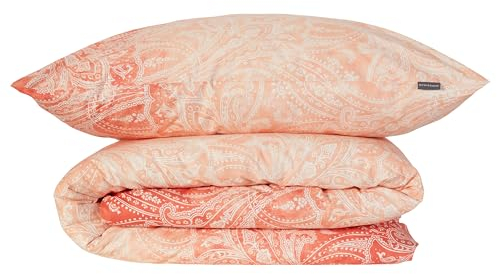 Schiesser Bettwäscheset Claire - Renforcé - 2-teilig - 135 x 200 cm - Apricot