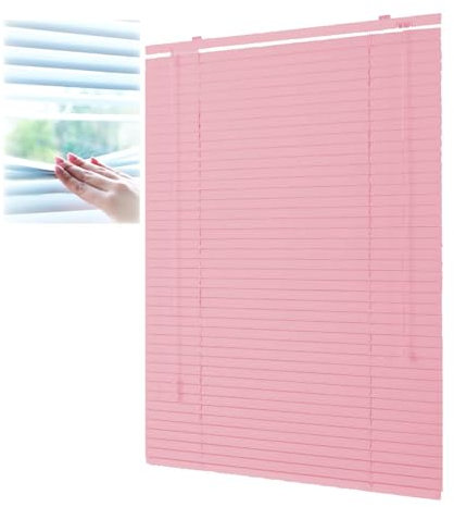 Jalousie Aluminium Jalousien Jalousette Verdunkelungs Jalousien Venezianische Alujalousie Alu-Jalousie Sonnenschutz/Sichtschutz Für Fenster und Tür Innen-/außenmontage(Pink)