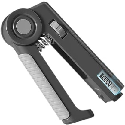 Handgreppdynamometer, Digital Hand Grip Strength Trainer - Finger Muscle Arm Electronic Dynamometer Grip Tester - Justerbar Gripper Professional Digital Hand Training Gauge för män och kvinnor