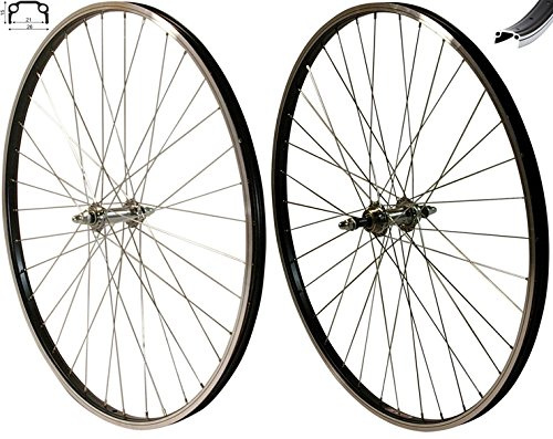 Redondo 26 Zoll Laufrad Set Vorderrad Hinterrad 5-7 Fach Kasten Felge Schwarz