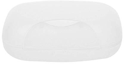 NUODWELL Creative Travel Handmade Soap Box Waterproof and Leakproof Soap Box with Sealed Portable Home Outdoor Soap Box (Clear)