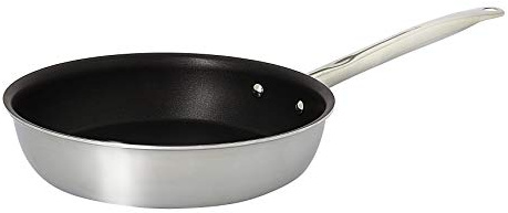 DE BUYER 3598 - Olla antiadherente (3 platos, acero inoxidable, 24 cm)