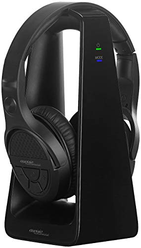 auvisio Kabellose Stereo-Kopfhörer, 2,4 GHz, mit Ladestation OK-300