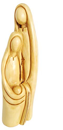 CleanPrince Uhu Eule mit Aufhänger (typische Öhrchen) Kauz handgeschnitzt, ca. 10-12 cm | Holzvogel Dekovogel, farbig handbemalt, Glasaugen