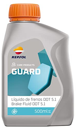 REPSOL GUARD liquido de frenos para coche DOT 5.1 500 ml