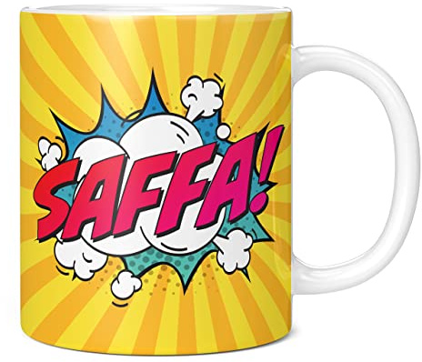 Mug Monster Taza con nombre personalizado, regalo personalizado con texto Taza de café de cerámica, regalo para hombres o mujeres, taza extra grande y gigante disponible, taza blanca de 20 onzas,