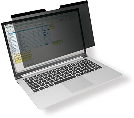 Durable Blickschutzfilter für MacBook Pro® 16 2021, magnetische Befestigung, inkl. Tasche und Reinigungstuch, anthrazit, 515857