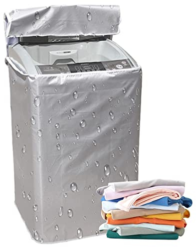 Firulab Funda Lavadora,Cubierta Protectora para Carga Superior - Fundas Impermeables para Lavadora, Funda Protectora para Secadora Ropa, a Prueba Polvo, a Prueba Sol