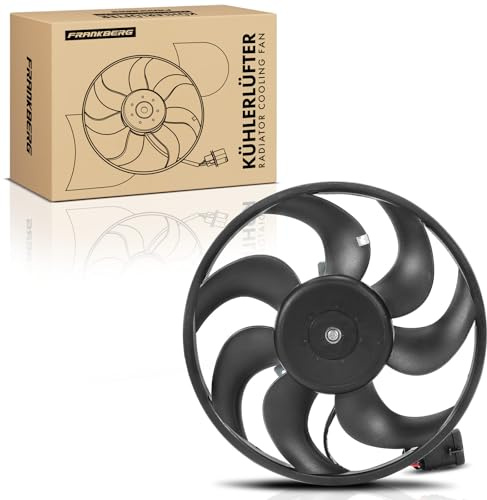 Frankberg Kühlerlüfter Ventilator Motorkühlung | Kompatibel mit Astra H A04 1.2L 2005-2010 Astra H L48 1.6L-2.0L 2004-2014 Zafira B A05 1.6L-2.2L 2005-2015 Replace# 13147279