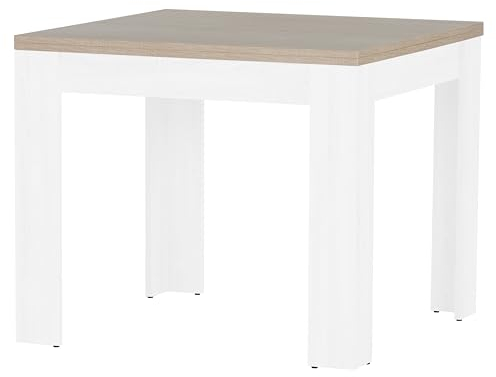 Generisch Tisch MPS praktisch Merkury 90-180x77x90 cm Küchentisch Esszimmertisch Esstisch Wohnzimmer Quadrat 90x90 4 Tischfüße Ausziehtisch ausziehbarer modern
