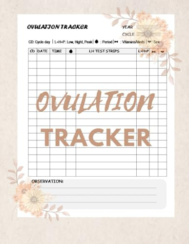 Ovulation Tracker Logbook: Take Charge Of Your Fertility Journey with Our Comprehensive Ovulation Tracker Log Book