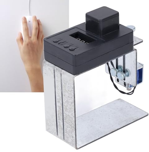 Tonysa Clicker de Clavier D'Ordinateur, Clicker de Clavier de Souris, Hauteur Réglable et Temps Fixe Automatique pour L'assistance aux Jeux sur Ordinateur, Outil de Clic Professionnel