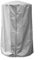 Cubierta para calentador de patio, 61 x 96,5 cm, resistente al agua, para exteriores, cubiertas protectoras de jardín para calentadores piramidales de patio (gris)