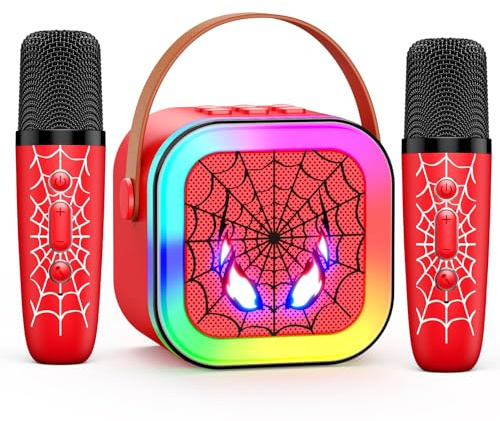 Braxel Karaoke Machine 2 Microphones, Microphone for Kids Toys for 3-12 Year Old Boys Gifts for Kids Microphone Boys Toys Age 3-9 Teenage Boy Gifts for 3-10 Year Old Boys Girls