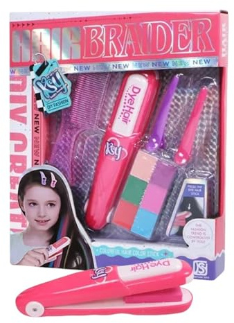 Hårkrita för, hårfärgningsset, leksak, tillfällig hårfärgningsset Play Hair Chalk - låtsas säker hårmakeup, simulerade leksaker för