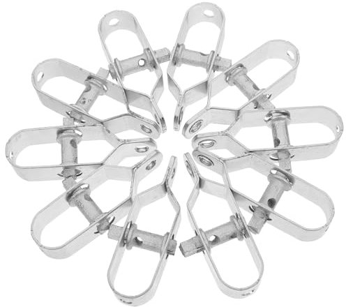 MUCKLILY 10pezzi Tenditori Per Filo Resistente Strumenti Per Tensionare Recinzione Elettrica Facile Installazione e Stabilità Per Filo e Recinzione