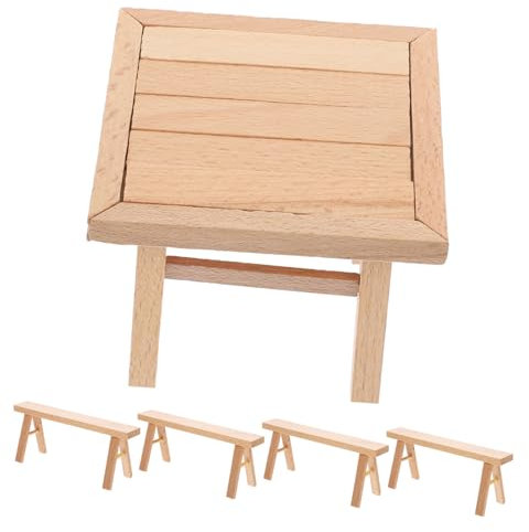 JOINPAYA 1 Satz hühner spielsachen für blockbohlenhaus holzbauklötze holzhäuser Möbelspielzeug aus Holz Puzzle zusammenbauen zerlegen Hauseinrichtung hölzern