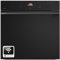 Hisense Electric Single Oven, 59.5 x 59.5 x 56.4 cm, A+ Energy Rating, 26 Programmes, Pyrolytic Self-Cleaning, Black