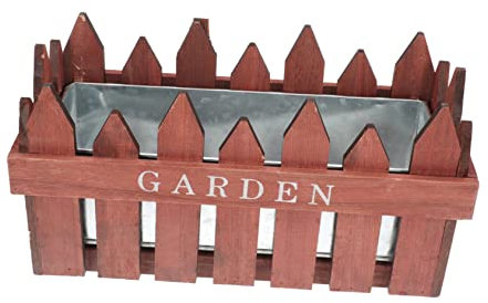 TOYANDONA 1pezzi Recinzione in Legno Nordico Decorazione Casa Arredamento Per Piante Recinzione Decorativa