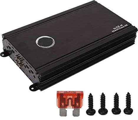 XTevu Amplificador de automóvil, Módulo de subwoofer de Potencia de 4 Canales Módulo de subwoofer AB 60W para el de Audio de Altavoces automotrices