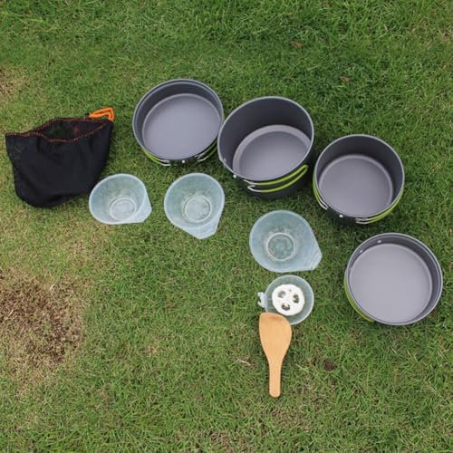 Ensemble de cuisine compact parfait pour les randonneurs à la recherche d'un équipement léger pour une utilisation en extérieur