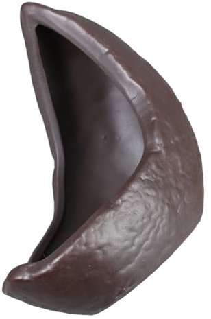 SUPVOX Pots de Fleurs Céramique Forme de Lune Jardinière pour Plantes Intérieur Pot à Bonsai Petit pour Décoration de Bureau et Salon